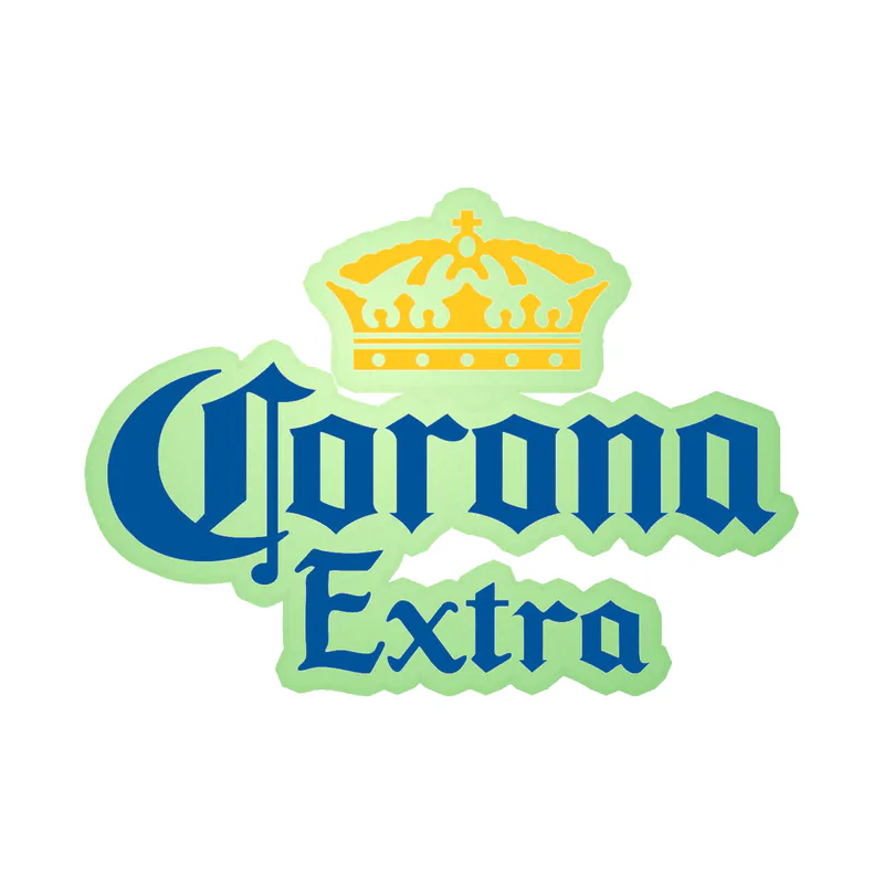 Corona Extra  - Glow in the Dark Vinyl Decal - Custom Size