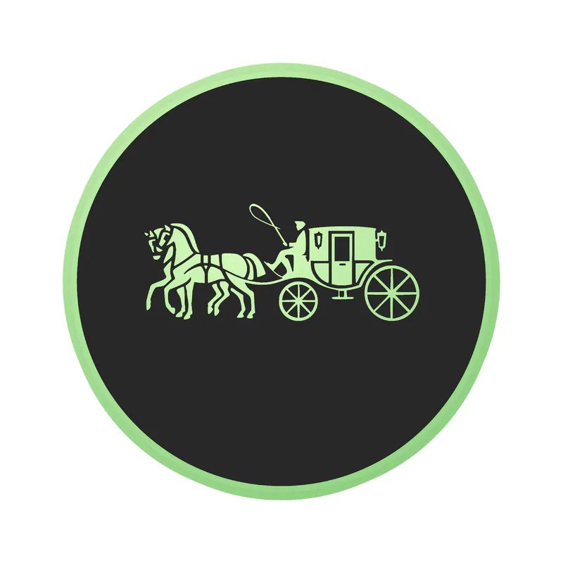 Coach - Black - Glow in the Dark Vinyl Sticker - Custom Size