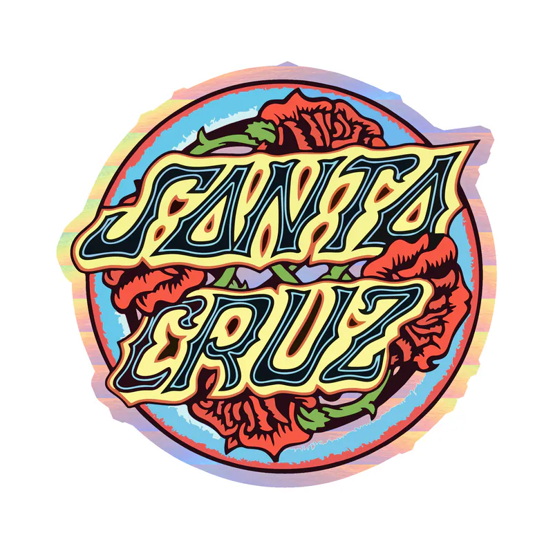 Santa Cruz Holographic Vinyl Decal