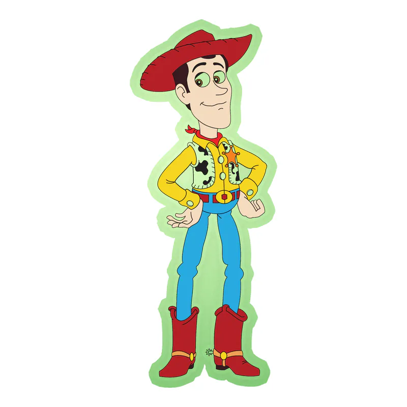 Toy Story Woody Glow in the Dark Vinyl Sticker - Custom Size