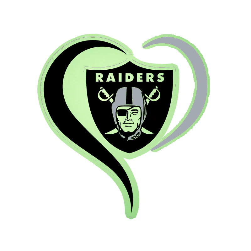 Las Vegas Raiders - Image 5 - Glow in the Dark Vinyl Sticker - Custom Size