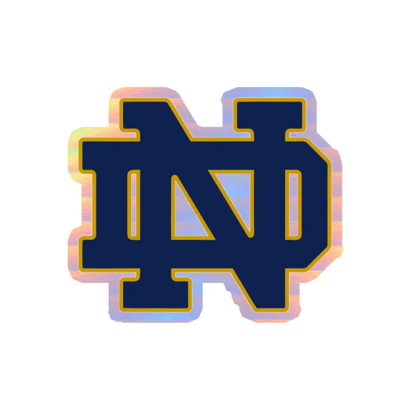 Notre Dame - Image 3 - Holographic Vinyl Decal - Custom Size