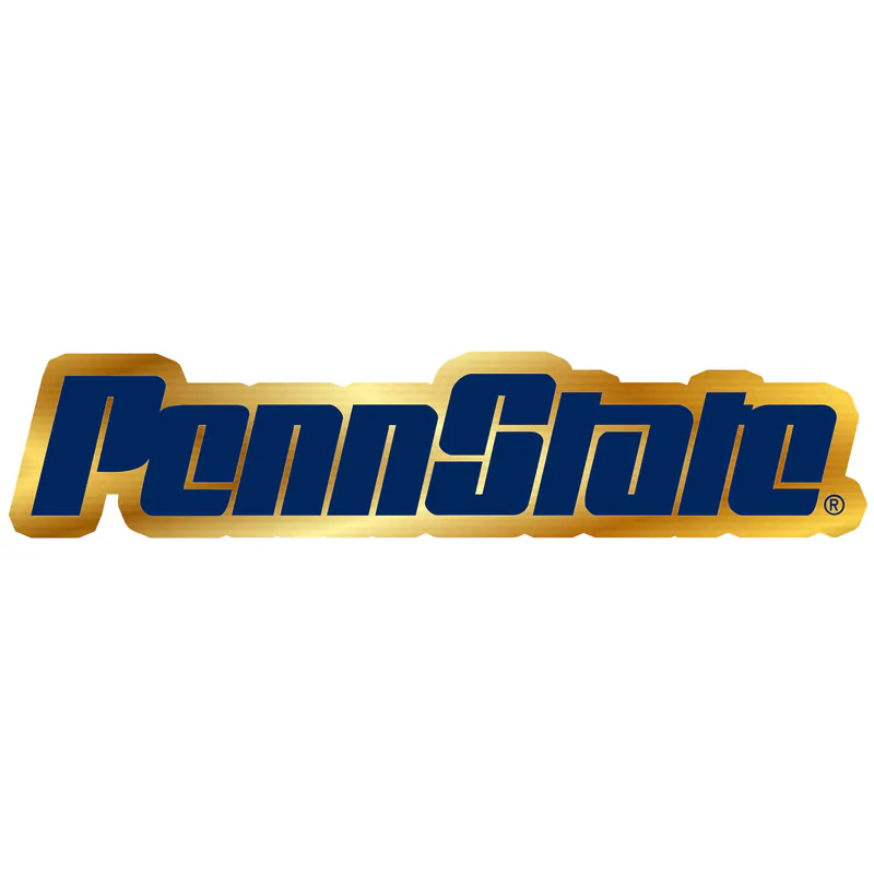 Penn State - Image 2 - Gold Chrome Vinyl Decal - Custom Size