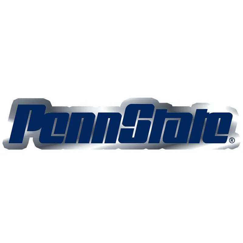 Penn State - Image 2 - Silver Chrome Vinyl Decal - Custom Size
