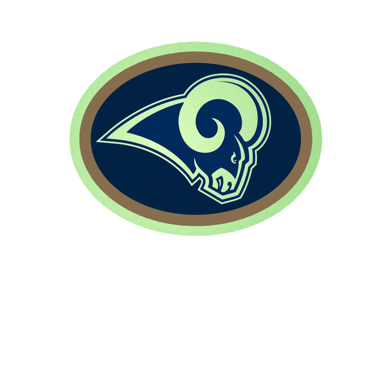 Los Angeles Rams - Image 7 - Glow in the Dark Vinyl Sticker - Custom Size