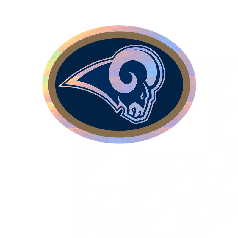 Los Angeles Rams - Image 7 - Holographic Vinyl Sticker - Custom Size