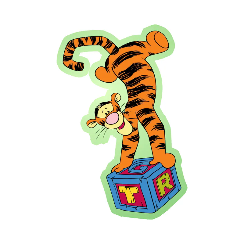 Winnie The Pooh - Tigger - Glow in the Dark Vinyl Sticker - Custom Size