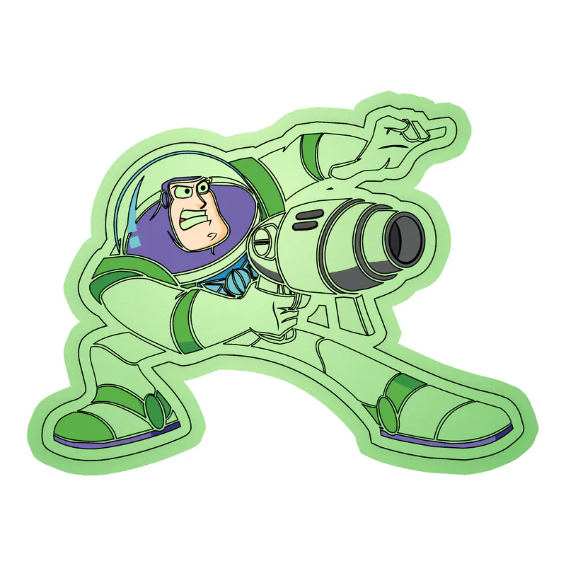 Toy Story Buzz Lightyear Glow in the Dark Vinyl Sticker - Custom Size