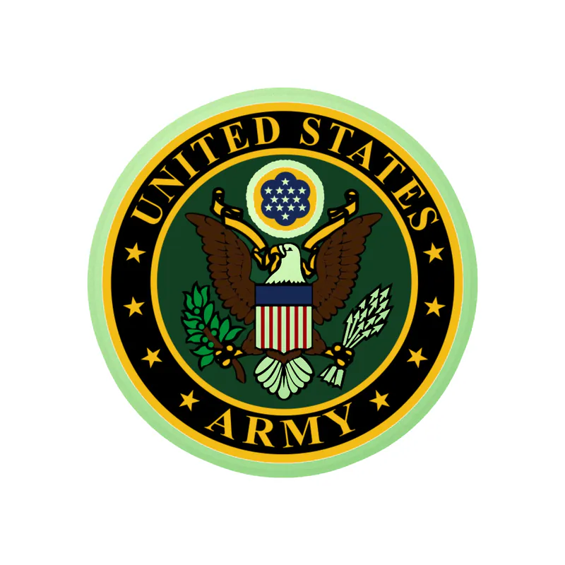 Army Seal Glow in the Dark Vinyl Decal