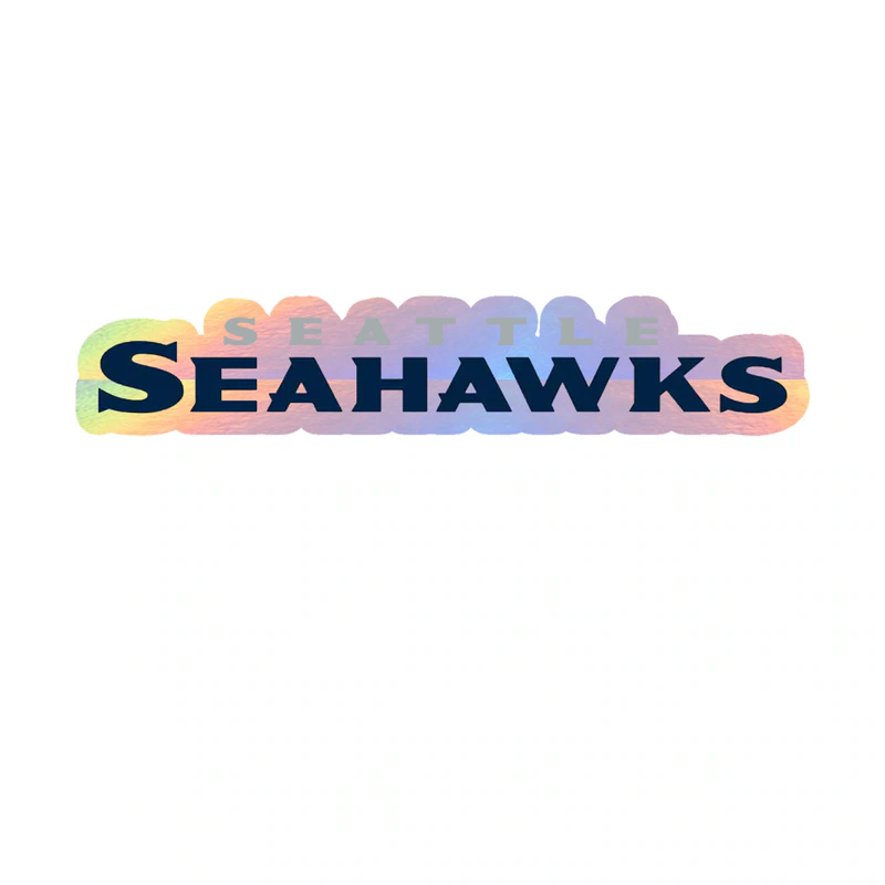 Seattle Seahawks - Image 17 - Holographic Vinyl Sticker - Custom Size