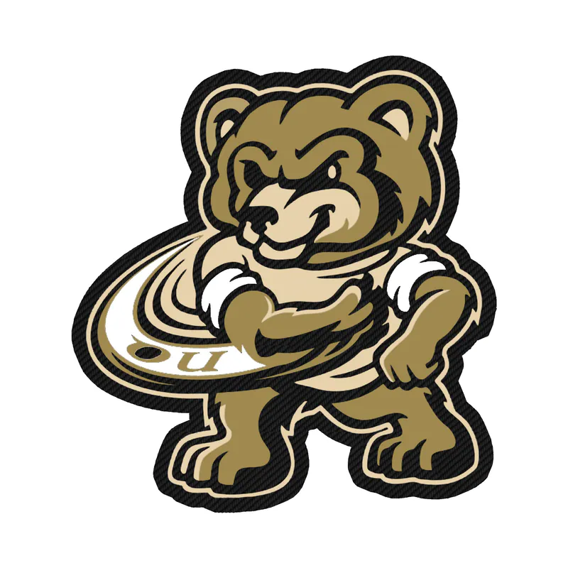 Oakland University - Image 2 - Carbon Fiber Vinyl Sticker - Custom Size