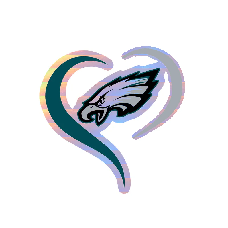 Philadelphia Eagles - Image 7 - Holographic Vinyl Sticker - Custom Size