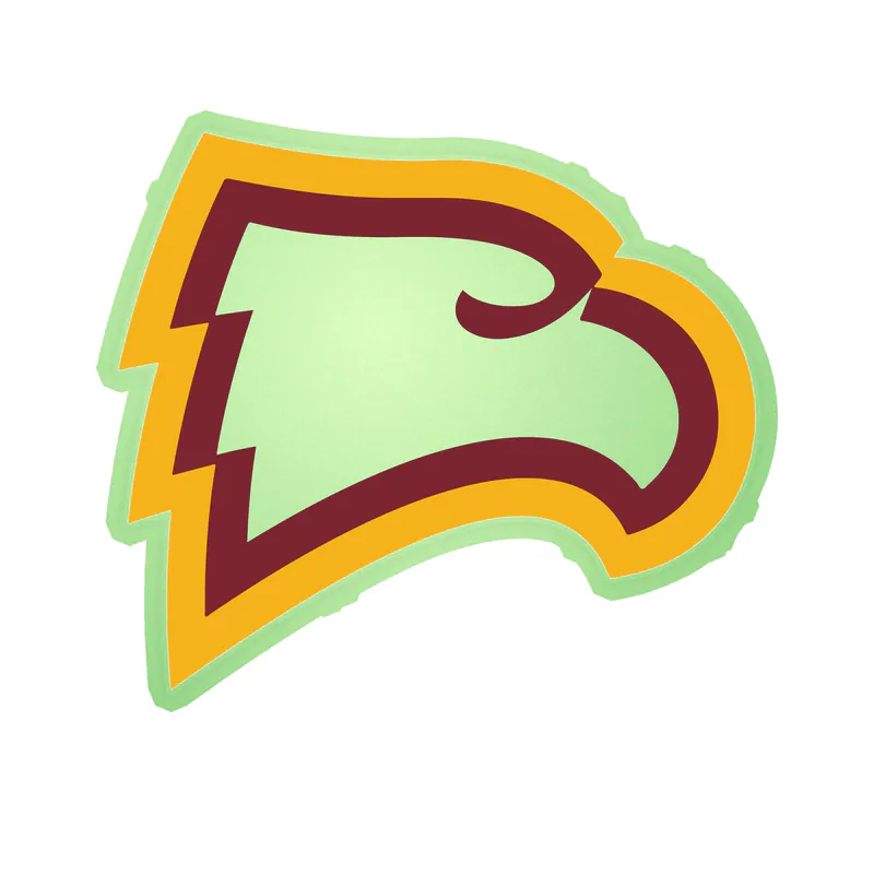 Winthrop University Glow in the Dark Vinyl Decal