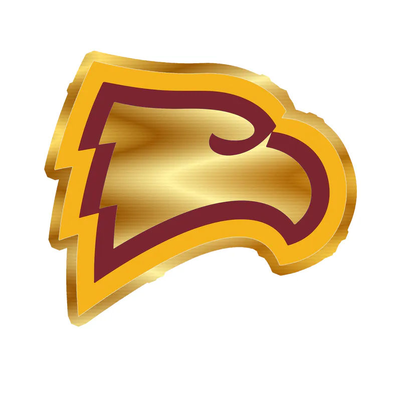 Winthrop University Gold Chrome Vinyl Decal