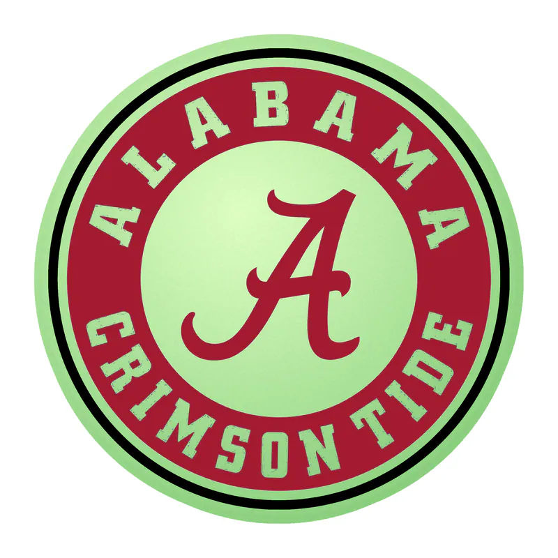 Alabama Crimson Tide - Image 20 - Glow in the Dark Vinyl Decal - Custom Size
