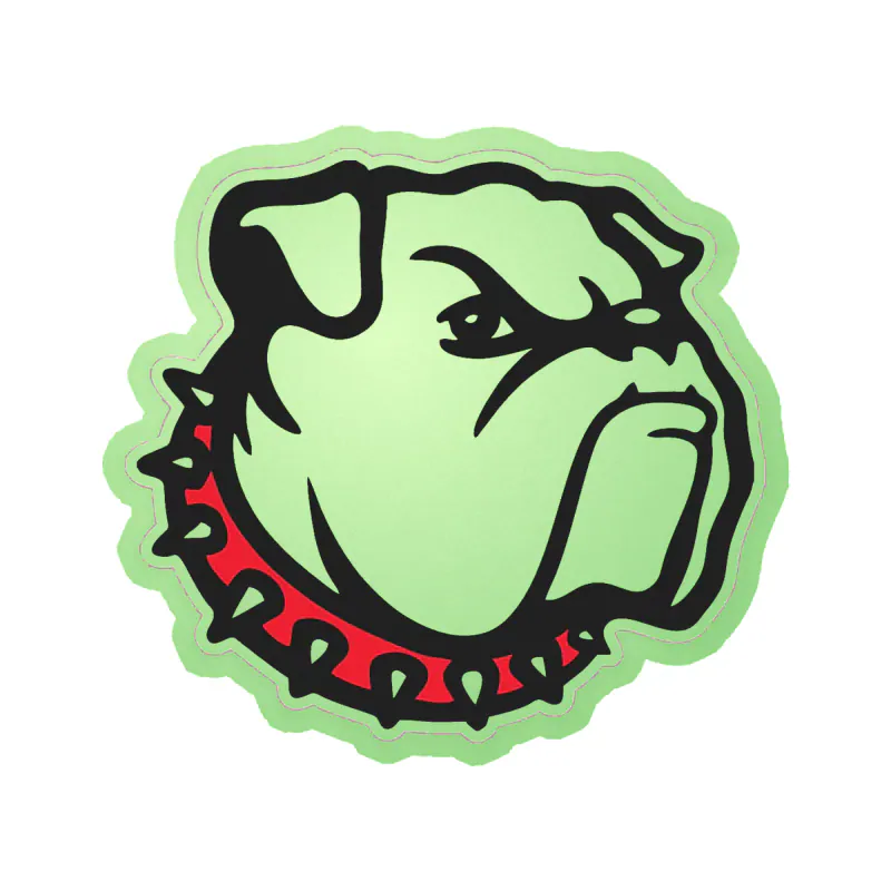 Georgia Bulldogs - Image 7 - Glow in the Dark Vinyl Decal - Custom Size