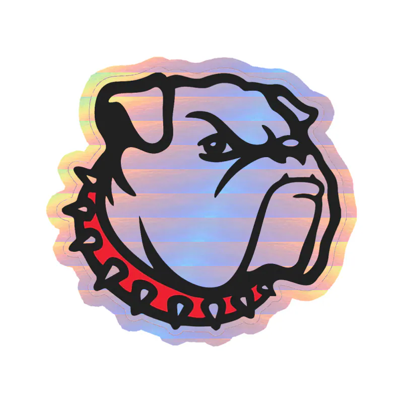 Georgia Bulldogs - Image 7 - Holographic Vinyl Decal - Custom Size