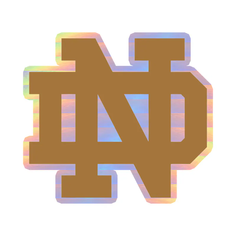 Notre Dame - Image 4 - Holographic Vinyl Decal - Custom Size