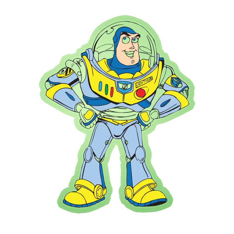 Toy Story Buzz Glow in the Dark Vinyl Sticker - Custom Size