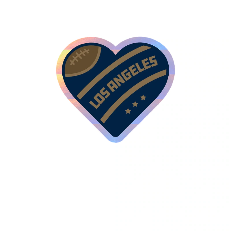 Los Angeles Rams - Image 12 - Holographic Vinyl Sticker - Custom Size