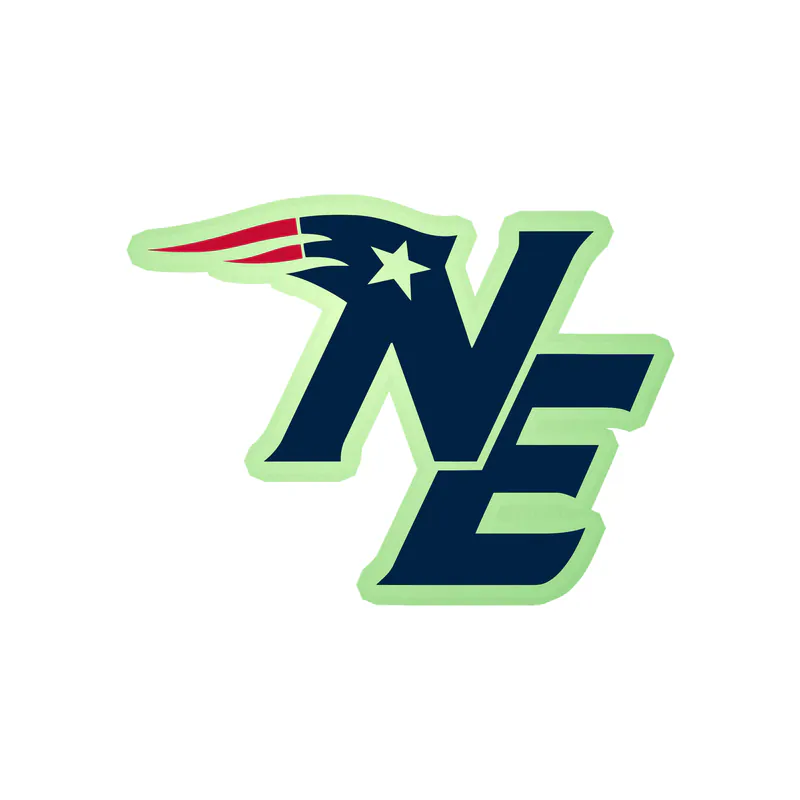 New England Patriots - Image 2 - Glow in the Dark Vinyl Sticker - Custom Size
