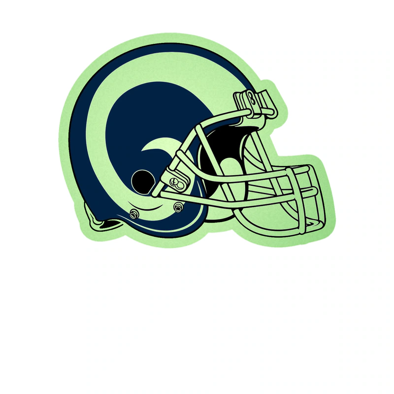 Los Angeles Rams - Image 11 - Glow in the Dark Vinyl Sticker - Custom Size