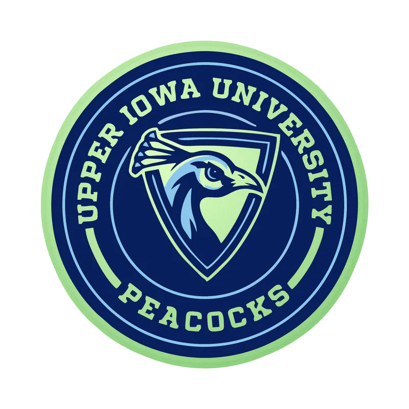 Upper Iowa Peacocks - Image 2 - Glow in the Dark Vinyl Decal - Custom Size