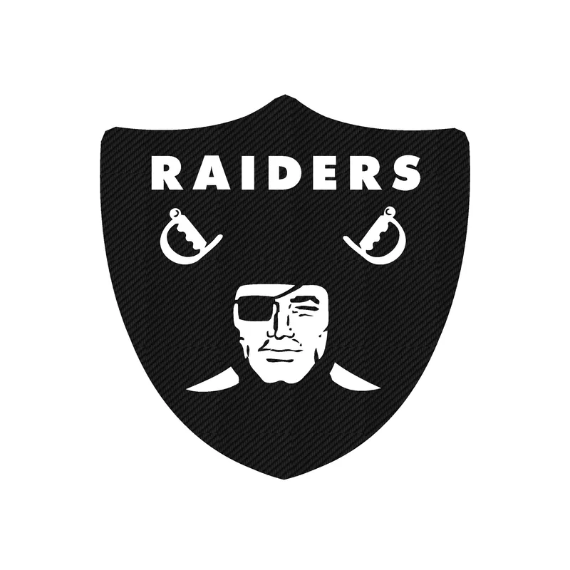 Las Vegas Raiders - Image 21 - Carbon Fiber Vinyl Sticker - Custom Size
