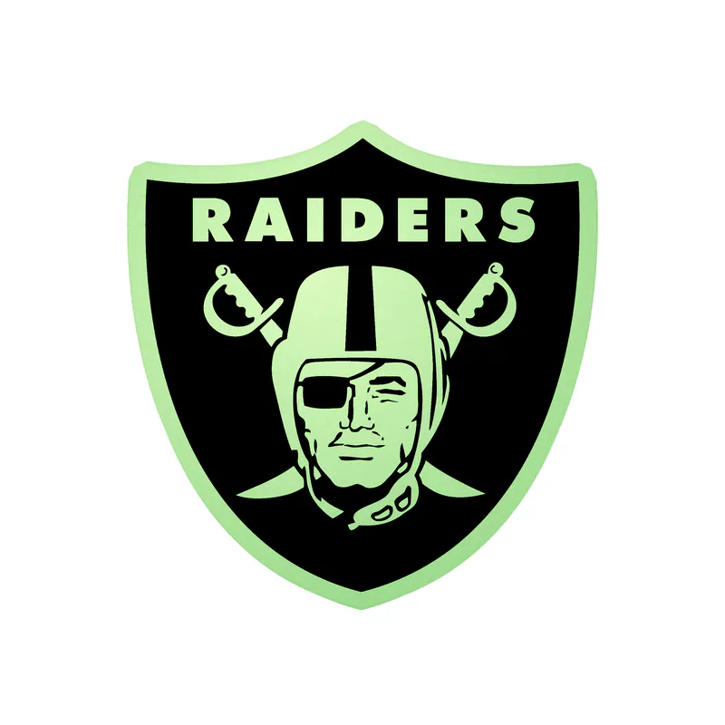 Las Vegas Raiders - Image 21 - Glow in the Dark Vinyl Sticker - Custom Size