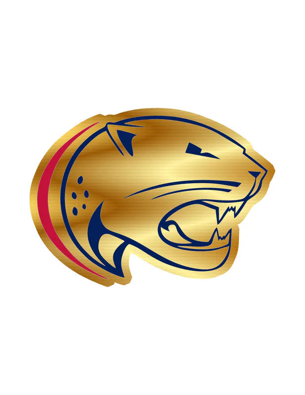 University of South Alabama - Image 2 - Gold Chrome Vinyl Decal - Custom Size
