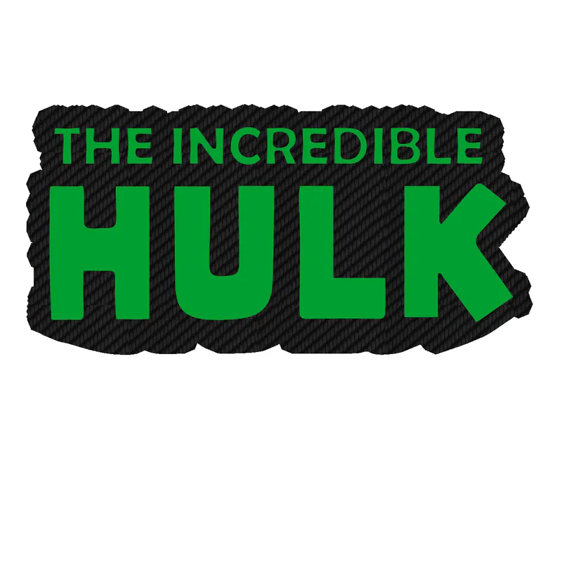 Hulk - Carbon Fiber Vinyl Sticker - Custom Size