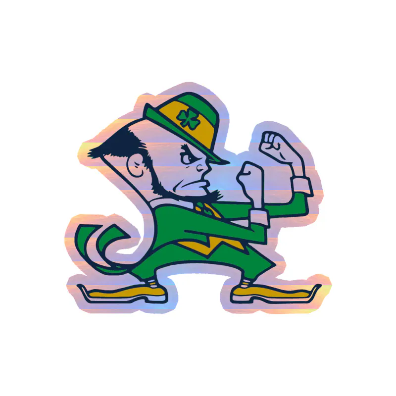 Notre Dame - Image 1 - Holographic Vinyl Decal - Custom Size