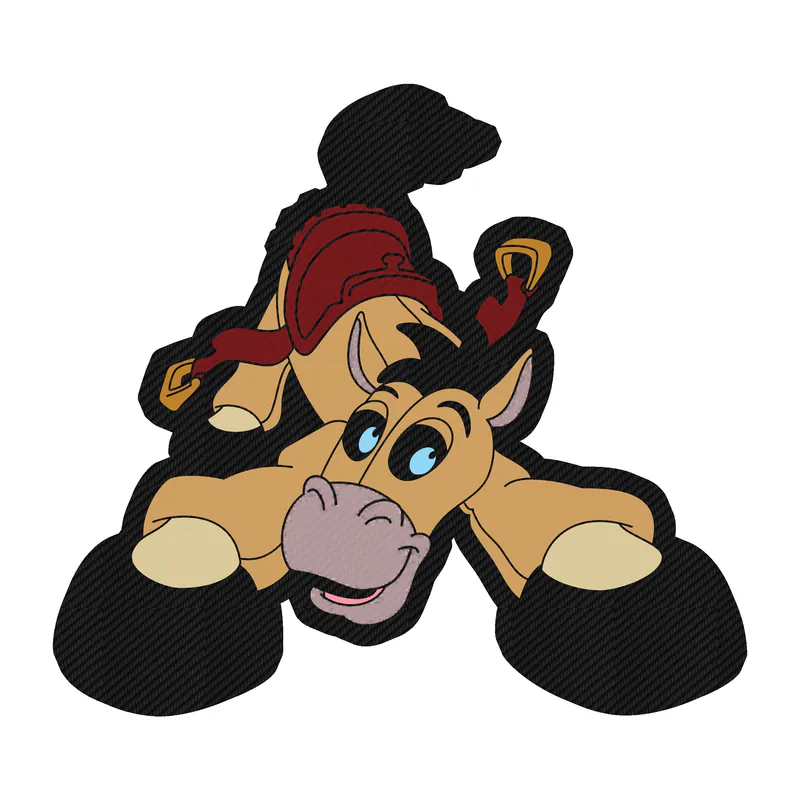 Toy Story Bullseye Carbon Fiber Vinyl Sticker - Custom Size