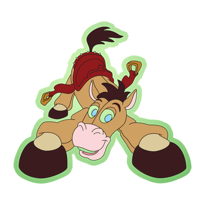 Toy Story Bullseye Glow in the Dark Vinyl Sticker - Custom Size