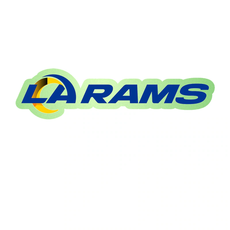Los Angeles Rams - Image 14 - Glow in the Dark Vinyl Sticker - Custom Size