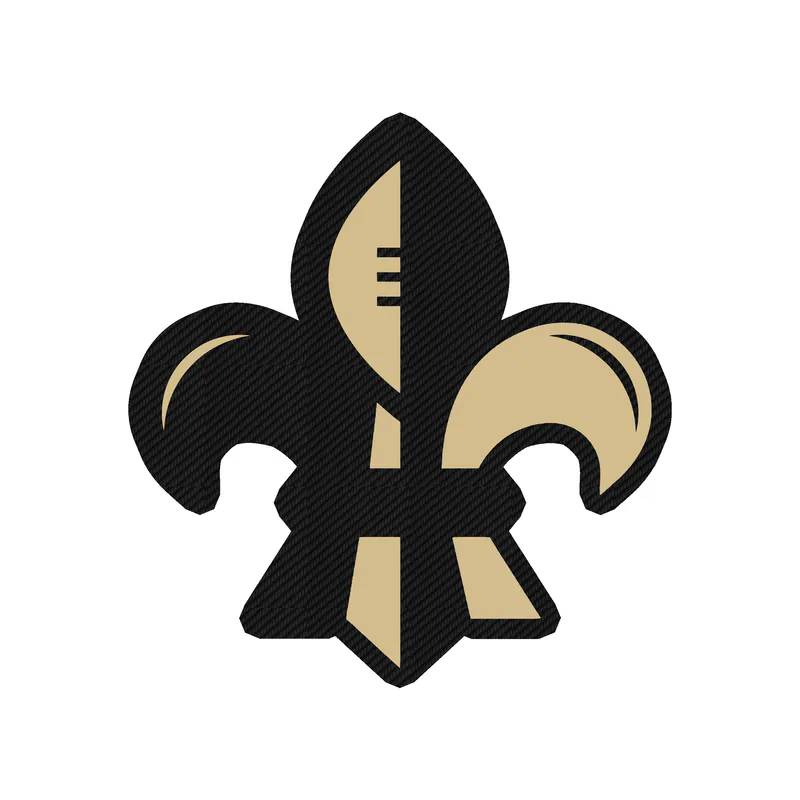 New Orleans Saints - Image 4 - Carbon Fiber Vinyl Sticker - Custom Size