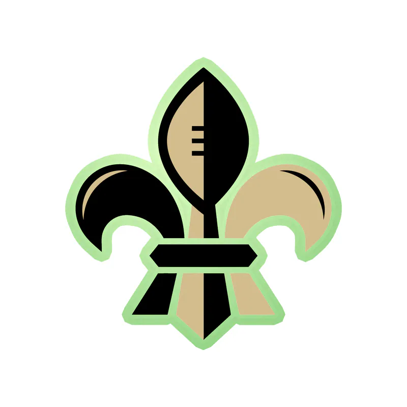 New Orleans Saints - Image 4 - Glow in the Dark Vinyl Sticker - Custom Size