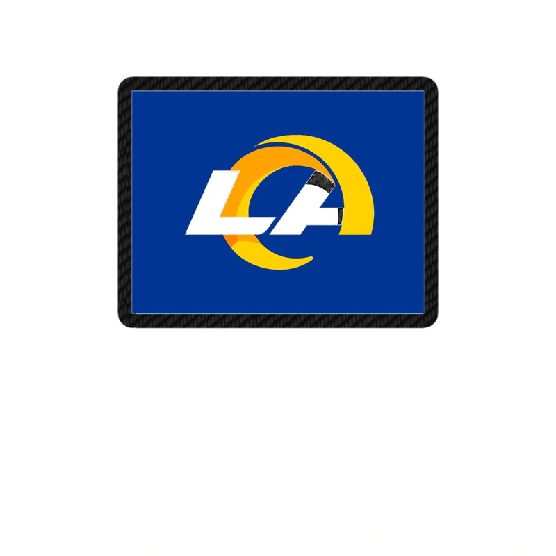 Los Angeles Rams - Image 13 - Carbon Fiber Vinyl Sticker - Custom Size