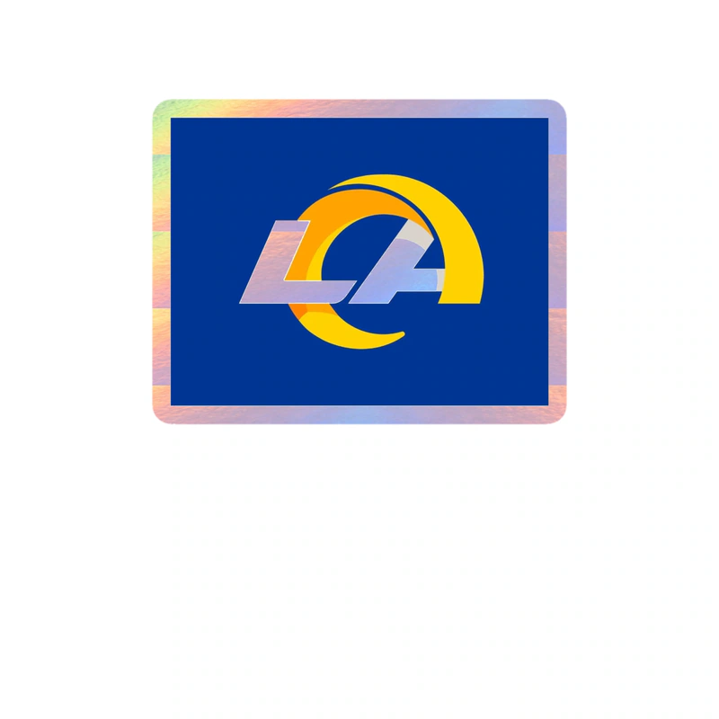 Los Angeles Rams - Image 13 - Holographic Vinyl Sticker - Custom Size