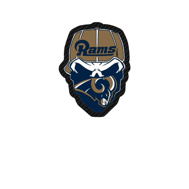 Los Angeles Rams - Image 10 - Carbon Fiber Vinyl Sticker - Custom Size