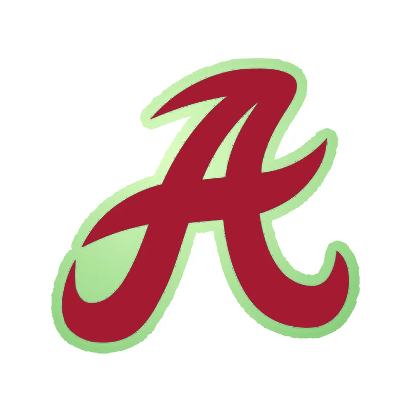 Alabama Crimson Tide - Image 10 - Glow in the Dark Vinyl Decal - Custom Size