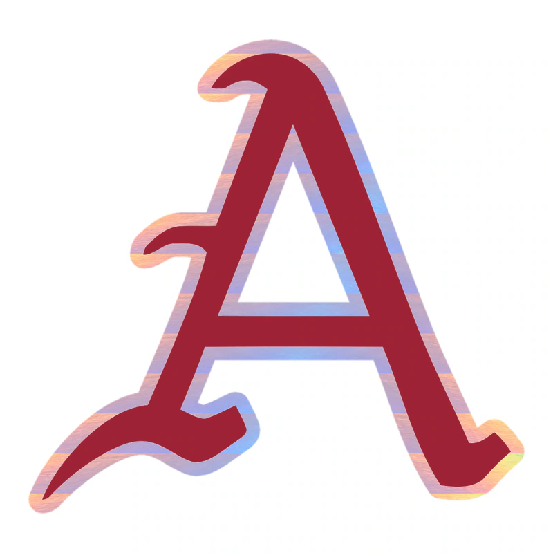Arkansas Razorbacks - Image 7 - Holographic Vinyl Decal - Custom Size