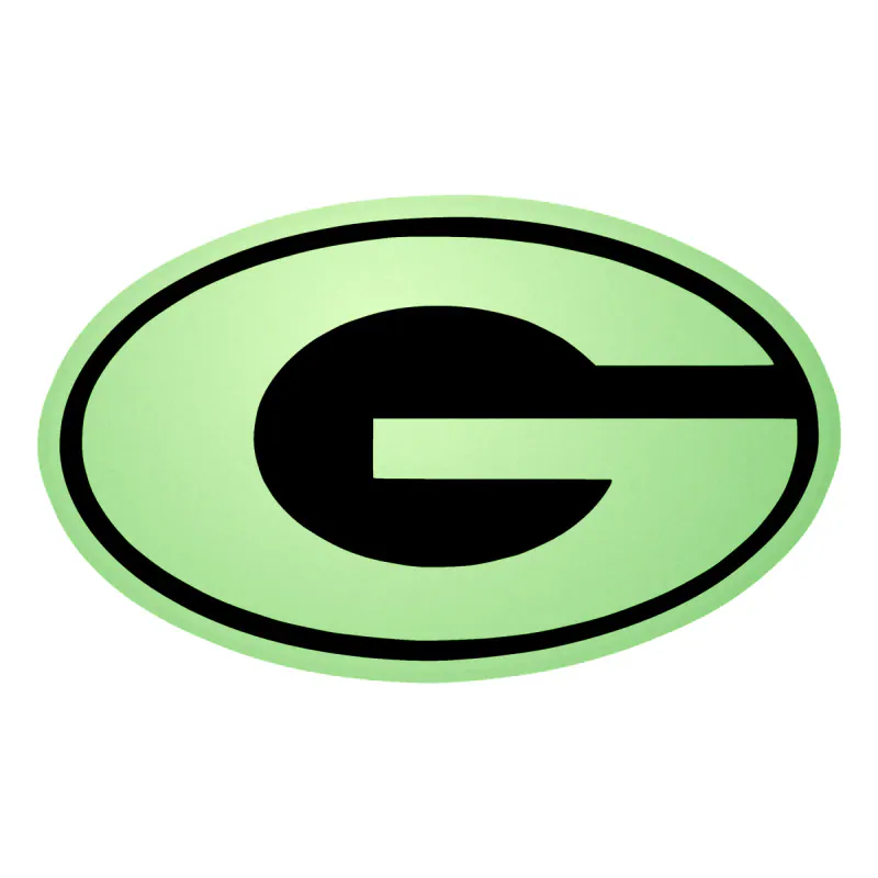 Georgia Bulldogs - Glow in the Dark Vinyl Decal - Custom Size