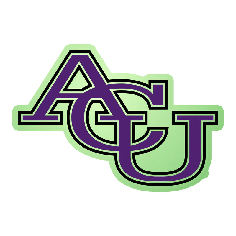 Abilene Wildcats Full Color Sticker - Glow in the Dark Vinyl Sticker - Custom Size