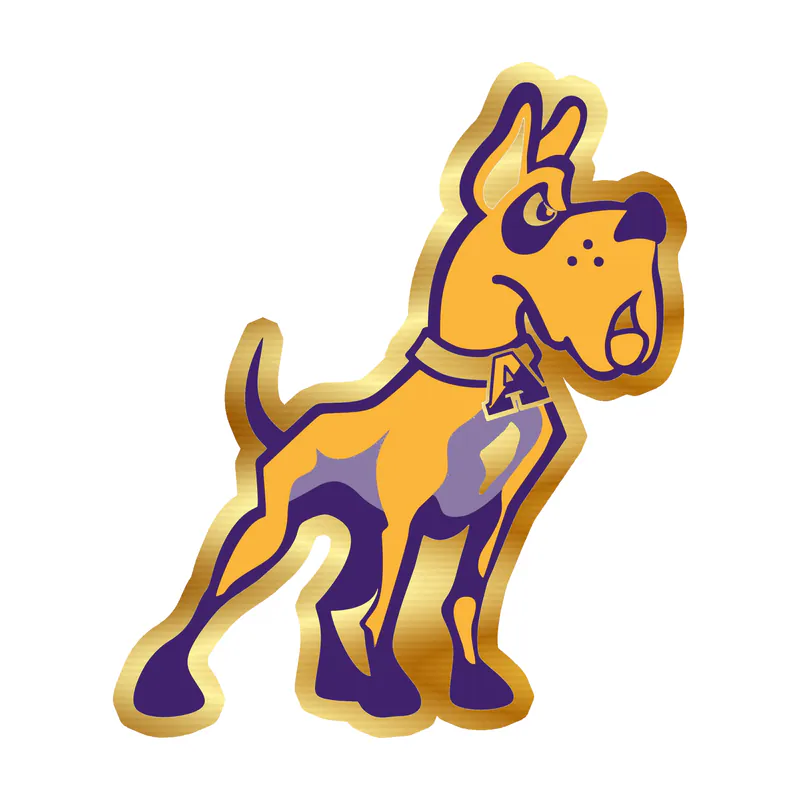 Albany Great Danes - Image 2 - Gold Chrome Vinyl Decal - Custom Size