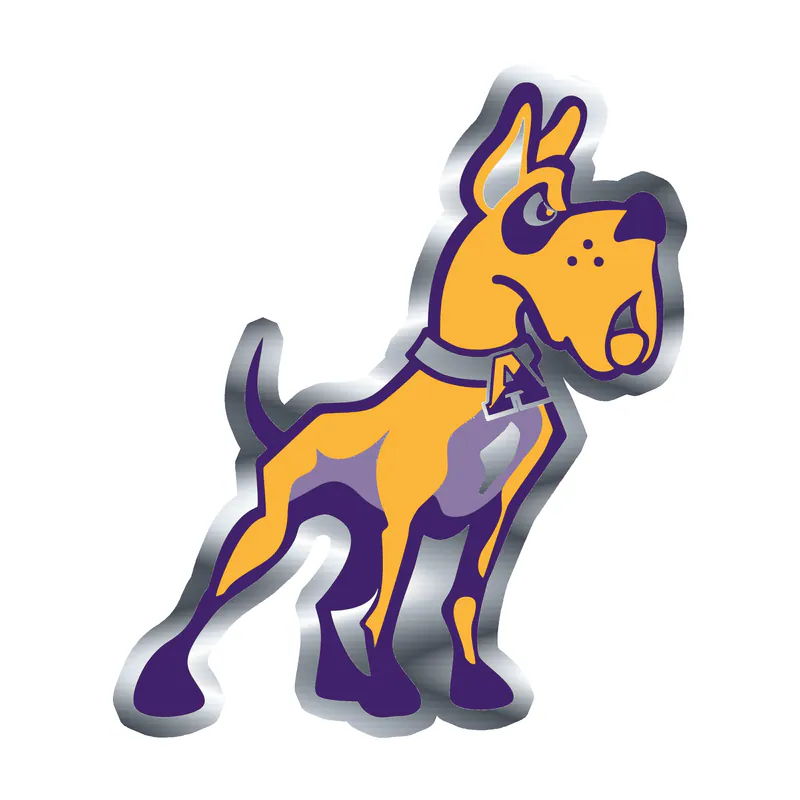 Albany Great Danes - Image 2 - Silver Chrome Vinyl Decal - Custom Size