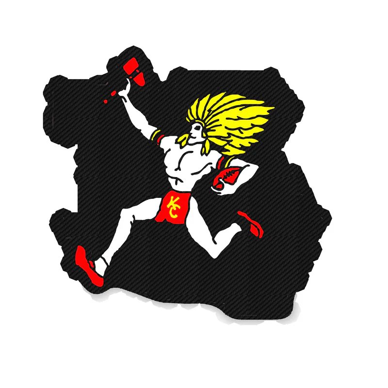 Kansas City Chiefs- Carbon Fiber Vinyl Sticker – Custom Size - Image 2