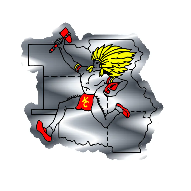 Kansas City Chiefs- Silver Chrome Vinyl Sticker – Custom Size - Image 2