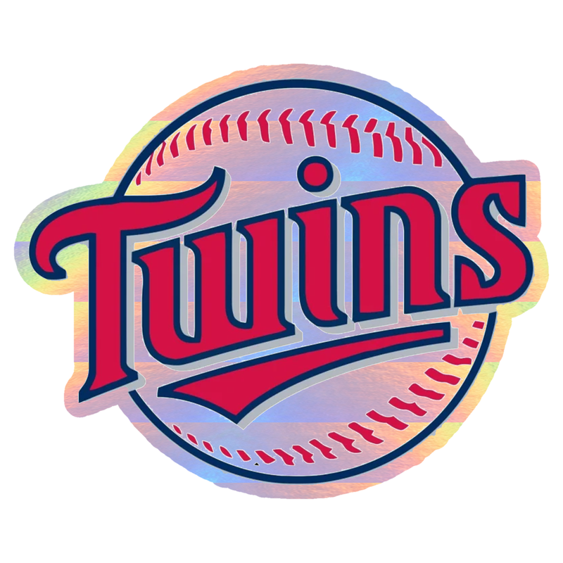 Minnesota Twins - Baseball Twins - Holographic Vinyl Sticker - Custom Size