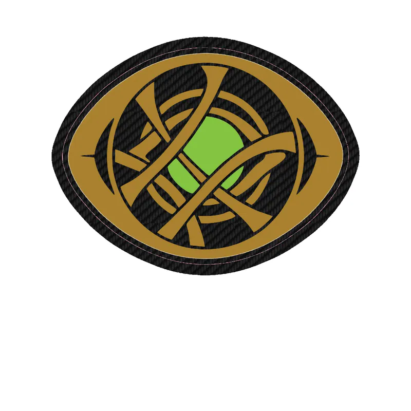 Dr Strange - Carbon Fiber Vinyl Sticker - Custom Size